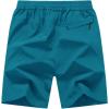 imageTBMPOY Mens 7quot Running Hiking Shorts Quick Dry Athletic Gym Outdoor Sports Workout Short 3 Zipper PocketsA23indigo