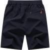 imageTBMPOY Mens 7quot Running Hiking Shorts Quick Dry Athletic Gym Outdoor Sports Workout Short 3 Zipper PocketsA27dark BlueRed