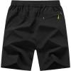 imageTBMPOY Mens 7quot Running Hiking Shorts Quick Dry Athletic Gym Outdoor Sports Workout Short 3 Zipper PocketsA29blackGreen