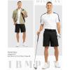 imageTBMPOY Mens 9quot Golf Shorts Quick Dry Casual Shorts Dress Shorts Flat Front Stretch Lightweight for Work Business TravelB1black