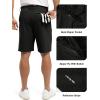 imageTBMPOY Mens 9quot Golf Shorts Quick Dry Casual Shorts Dress Shorts Flat Front Stretch Lightweight for Work Business TravelB1black