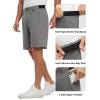 imageTBMPOY Mens 9quot Golf Shorts Quick Dry Casual Shorts Dress Shorts Flat Front Stretch Lightweight for Work Business TravelB1grey