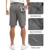imageTBMPOY Mens 9quot Golf Shorts Quick Dry Casual Shorts Dress Shorts Flat Front Stretch Lightweight for Work Business TravelB1grey