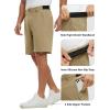 imageTBMPOY Mens 9quot Golf Shorts Quick Dry Casual Shorts Dress Shorts Flat Front Stretch Lightweight for Work Business TravelB1khaki