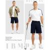 imageTBMPOY Mens 9quot Golf Shorts Quick Dry Casual Shorts Dress Shorts Flat Front Stretch Lightweight for Work Business TravelB1navy