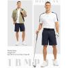 imageTBMPOY Mens 9quot Golf Shorts Quick Dry Casual Shorts Dress Shorts Flat Front Stretch Lightweight for Work Business TravelB1navy