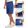 imageTBMPOY Mens 9quot Golf Shorts Quick Dry Casual Shorts Dress Shorts Flat Front Stretch Lightweight for Work Business TravelRoyal Blue