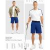 imageTBMPOY Mens 9quot Golf Shorts Quick Dry Casual Shorts Dress Shorts Flat Front Stretch Lightweight for Work Business TravelRoyal Blue
