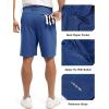 imageTBMPOY Mens 9quot Golf Shorts Quick Dry Casual Shorts Dress Shorts Flat Front Stretch Lightweight for Work Business TravelRoyal Blue
