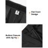 imageTBMPOY Mens Golf Pants Classic Fit Dress Work Pants Lightweight Comfortable Business Casual Pants with 5 PocketsBlack