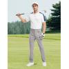 imageTBMPOY Mens Golf Pants Classic Fit Dress Work Pants Lightweight Comfortable Business Casual Pants with 5 PocketsLight Grey
