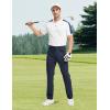 imageTBMPOY Mens Golf Pants Classic Fit Dress Work Pants Lightweight Comfortable Business Casual Pants with 5 PocketsNavy