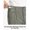 imageTBMPOY Mens Golf Pants Stretch Relaxed Fit with 5 Pockets Comfortable Lightweight Work Dress Pants Summer Casual SlacksArmy Green