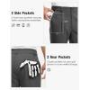 imageTBMPOY Mens Golf Pants Stretch Relaxed Fit with 5 Pockets Comfortable Lightweight Work Dress Pants Summer Casual SlacksDark Grey