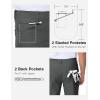 imageTBMPOY Mens Golf Pants Stretch Relaxed Fit with 5 Pockets Comfortable Lightweight Work Dress Pants Summer Casual SlacksDeep Gray02
