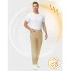 imageTBMPOY Mens Golf Pants Stretch Relaxed Fit with 5 Pockets Comfortable Lightweight Work Dress Pants Summer Casual SlacksKhaki02