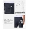 imageTBMPOY Mens Golf Pants Stretch Relaxed Fit with 5 Pockets Comfortable Lightweight Work Dress Pants Summer Casual SlacksNavy Blue02