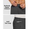 imageTBMPOY Mens Golf Shorts 7quot Stretch Dress Casual Elastic Waist Short Quick Dry Lightweight Hiking Shorts with 4 PocketsDark Grey