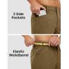 imageTBMPOY Mens Golf Shorts 7quot Stretch Dress Casual Elastic Waist Short Quick Dry Lightweight Hiking Shorts with 4 PocketsGold Khaki