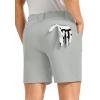 imageTBMPOY Mens Golf Shorts 7quot Stretch Dress Casual Elastic Waist Short Quick Dry Lightweight Hiking Shorts with 4 PocketsLight Grey