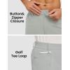 imageTBMPOY Mens Golf Shorts 7quot Stretch Dress Casual Elastic Waist Short Quick Dry Lightweight Hiking Shorts with 4 PocketsLight Grey