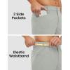imageTBMPOY Mens Golf Shorts 7quot Stretch Dress Casual Elastic Waist Short Quick Dry Lightweight Hiking Shorts with 4 PocketsLight Grey