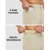imageTBMPOY Mens Golf Shorts 7quot Stretch Dress Casual Elastic Waist Short Quick Dry Lightweight Hiking Shorts with 4 PocketsLight Khaki