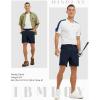 imageTBMPOY Mens Golf Shorts 7quot Stretch Dress Casual Elastic Waist Short Quick Dry Lightweight Hiking Shorts with 4 PocketsNavy