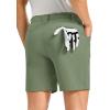 imageTBMPOY Mens Golf Shorts 7quot Stretch Dress Casual Elastic Waist Short Quick Dry Lightweight Hiking Shorts with 4 PocketsSage Green