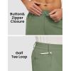 imageTBMPOY Mens Golf Shorts 7quot Stretch Dress Casual Elastic Waist Short Quick Dry Lightweight Hiking Shorts with 4 PocketsSage Green