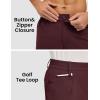imageTBMPOY Mens Golf Shorts 7quot Stretch Dress Casual Elastic Waist Short Quick Dry Lightweight Hiking Shorts with 4 PocketsWine Red