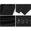 imageTBMPOY Mens Hiking Cargo Pants Lightweight Waterproof Quick Dry Outdoor Summer Fishing Camping Mountain PantC13black
