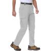 imageTBMPOY Mens Hiking Cargo Pants Lightweight Waterproof Quick Dry Outdoor Summer Fishing Camping Mountain PantC19light Grey