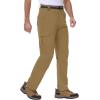 imageTBMPOY Mens Hiking Cargo Pants Lightweight Waterproof Quick Dry Outdoor Summer Fishing Camping Mountain PantC21light Brown