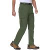 imageTBMPOY Mens Hiking Cargo Pants Lightweight Waterproof Quick Dry Outdoor Summer Fishing Camping Mountain PantC23green