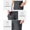 imageTBMPOY Mens Hiking Cargo Shorts 9quot Lightweight Water Resistant Quick Dry Work Shorts 6 Pockets for Travel Camping TacticalDark Grey
