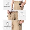 imageTBMPOY Mens Hiking Cargo Shorts 9quot Lightweight Water Resistant Quick Dry Work Shorts 6 Pockets for Travel Camping TacticalKhaki