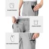 imageTBMPOY Mens Hiking Cargo Shorts 9quot Lightweight Water Resistant Quick Dry Work Shorts 6 Pockets for Travel Camping TacticalLight Grey