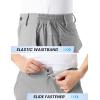 imageTBMPOY Mens Hiking Cargo Shorts 9quot Lightweight Water Resistant Quick Dry Work Shorts 6 Pockets for Travel Camping TacticalLight Grey