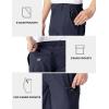 imageTBMPOY Mens Hiking Cargo Shorts 9quot Lightweight Water Resistant Quick Dry Work Shorts 6 Pockets for Travel Camping TacticalNavy