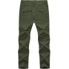 imageTBMPOY Mens Hiking Pants Lightweight 6 Cargo Pockets Quick Dry Water Resistant Outdoor Travel Work FishingArmy Green