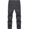 imageTBMPOY Mens Hiking Pants Lightweight 6 Cargo Pockets Quick Dry Water Resistant Outdoor Travel Work FishingDark Grey