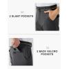 imageTBMPOY Mens Hiking Pants Lightweight 6 Cargo Pockets Quick Dry Water Resistant Outdoor Travel Work FishingDark Grey