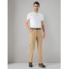 imageTBMPOY Mens Hiking Pants Lightweight 6 Cargo Pockets Quick Dry Water Resistant Outdoor Travel Work FishingKhaki