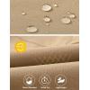 imageTBMPOY Mens Hiking Pants Lightweight 6 Cargo Pockets Quick Dry Water Resistant Outdoor Travel Work FishingKhaki