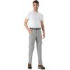 imageTBMPOY Mens Hiking Pants Lightweight 6 Cargo Pockets Quick Dry Water Resistant Outdoor Travel Work FishingLight Grey