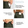 imageTBMPOY Mens Hiking Pants Lightweight Quick Dry 3 Pockets Travel Fishing WaterResistant Athletic Workout SweatpantsArmy Green