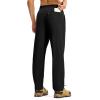 imageTBMPOY Mens Hiking Pants Lightweight Quick Dry 3 Pockets Travel Fishing WaterResistant Athletic Workout SweatpantsBlack