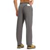 imageTBMPOY Mens Hiking Pants Lightweight Quick Dry 3 Pockets Travel Fishing WaterResistant Athletic Workout SweatpantsDark Grey