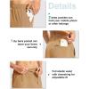 imageTBMPOY Mens Hiking Pants Lightweight Quick Dry 3 Pockets Travel Fishing WaterResistant Athletic Workout SweatpantsDark Khaki